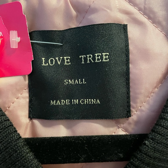 Love Tree women’s light pink bomber jacket - Picture 7 of 8